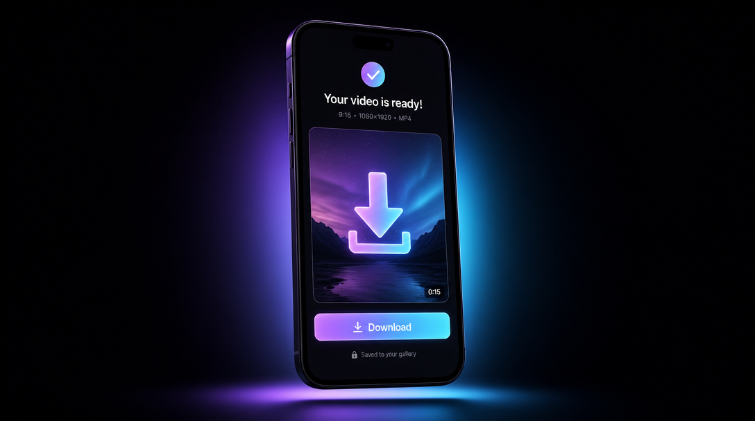 Vídeo vertical de anúncio gerado pelo Criafy, pronto pra download